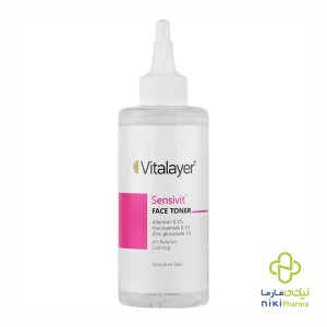 تونر پاک کننده صورت سنسی ویت مناسب پوست حساس ویتالیر