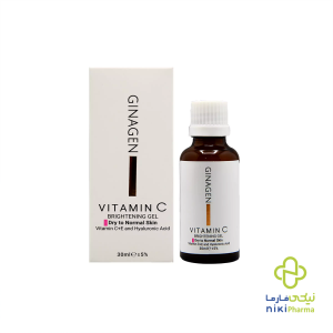 ژل روشن کننده حاوی ویتامین سی پوست نرمال تا خشک ژیناژن