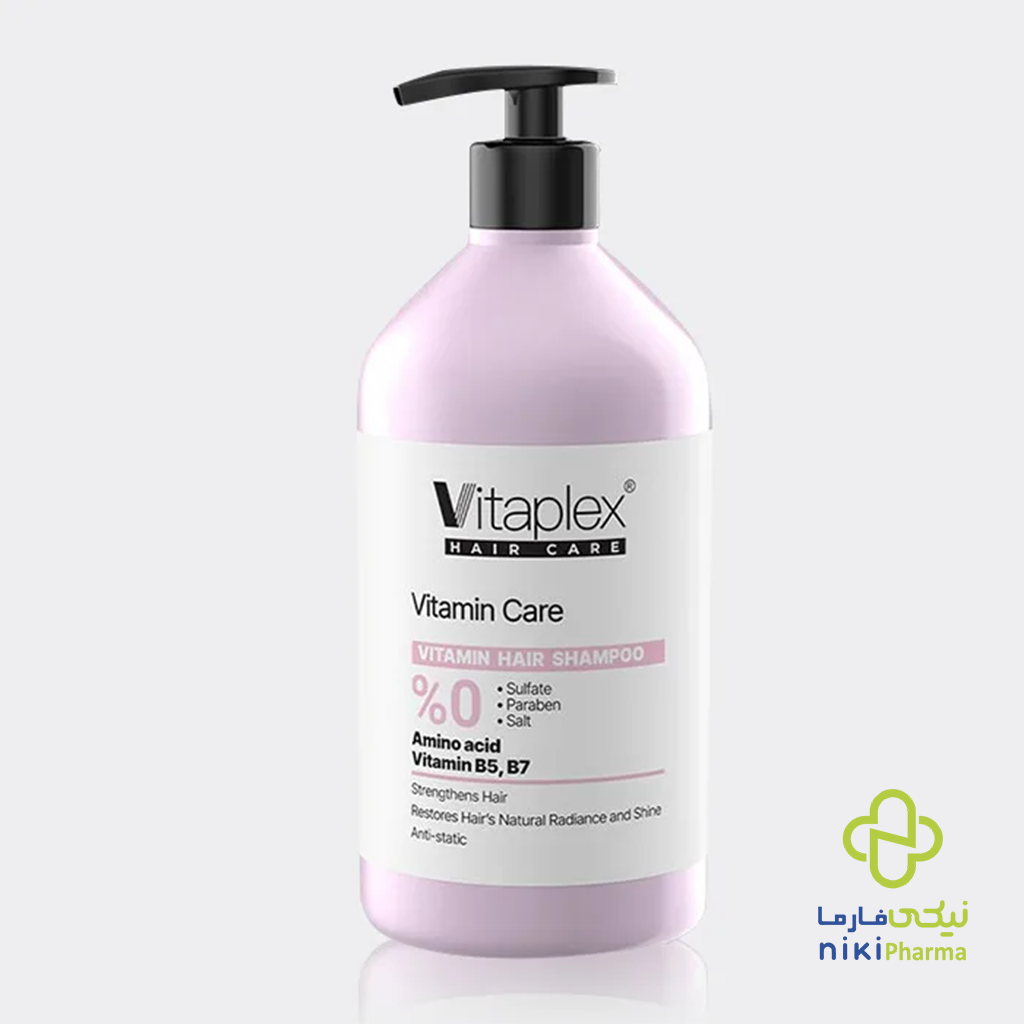 شامپو ویتامینه مناسب مو خشک و نرمال ۵۰۰ میل ویتاپلکس شامپو ویتامینه مناسب مو خشک و نرمال ۵۰۰ میل ویتاپلکس