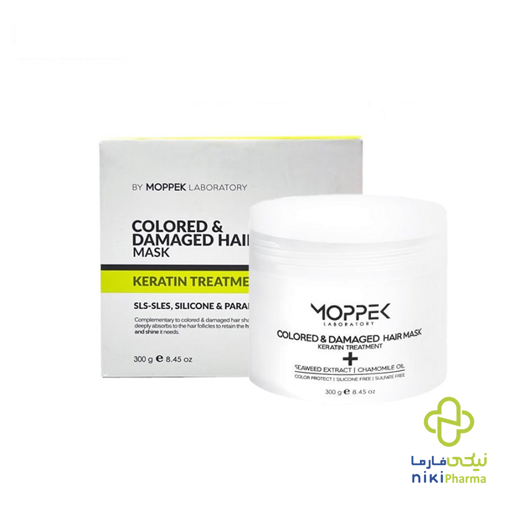 ماسک موی کراتینه مناسب موی رنگ شده و آسیب دیده موپک ماسک موی کراتینه مناسب موی رنگ شده و آسیب دیده موپک