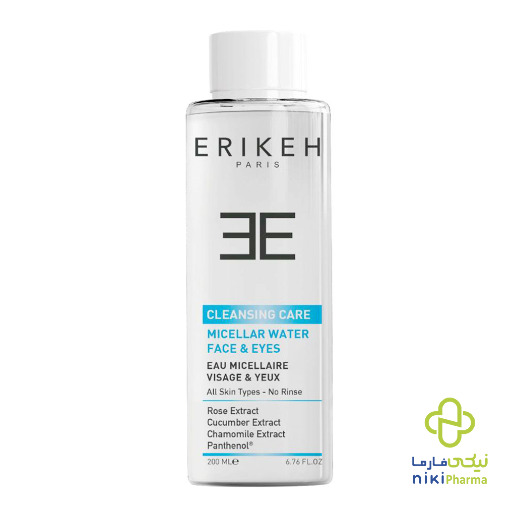 محلول پاک کننده آرایش صورت و چشم اریکه محلول پاک کننده آرایش صورت و چشم اریکه