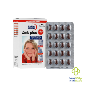 زینک پلاس ۱۰ میلی گرم یوروویتال ۶۰ عددی