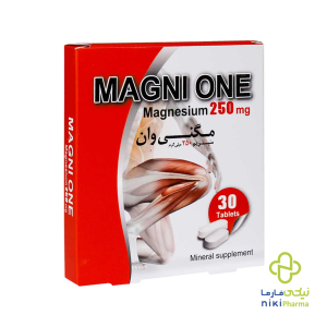 منیزیم ۲۵۰ میلی گرم مگنی وان ۳۰ عددی